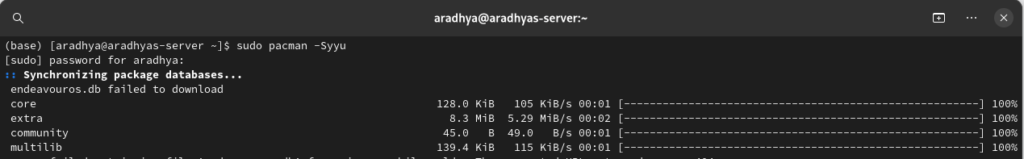 Troubleshooting Common Issues on Arch Linux 3 This command refreshes package databases and upgrades the system, tackling dependency issues.