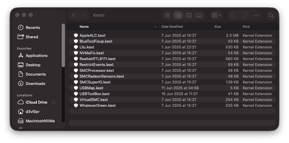 A Perfect Hackintosh with macOS Tahoe 26.0 (2026 Edition) 1 hackintosh kexts list